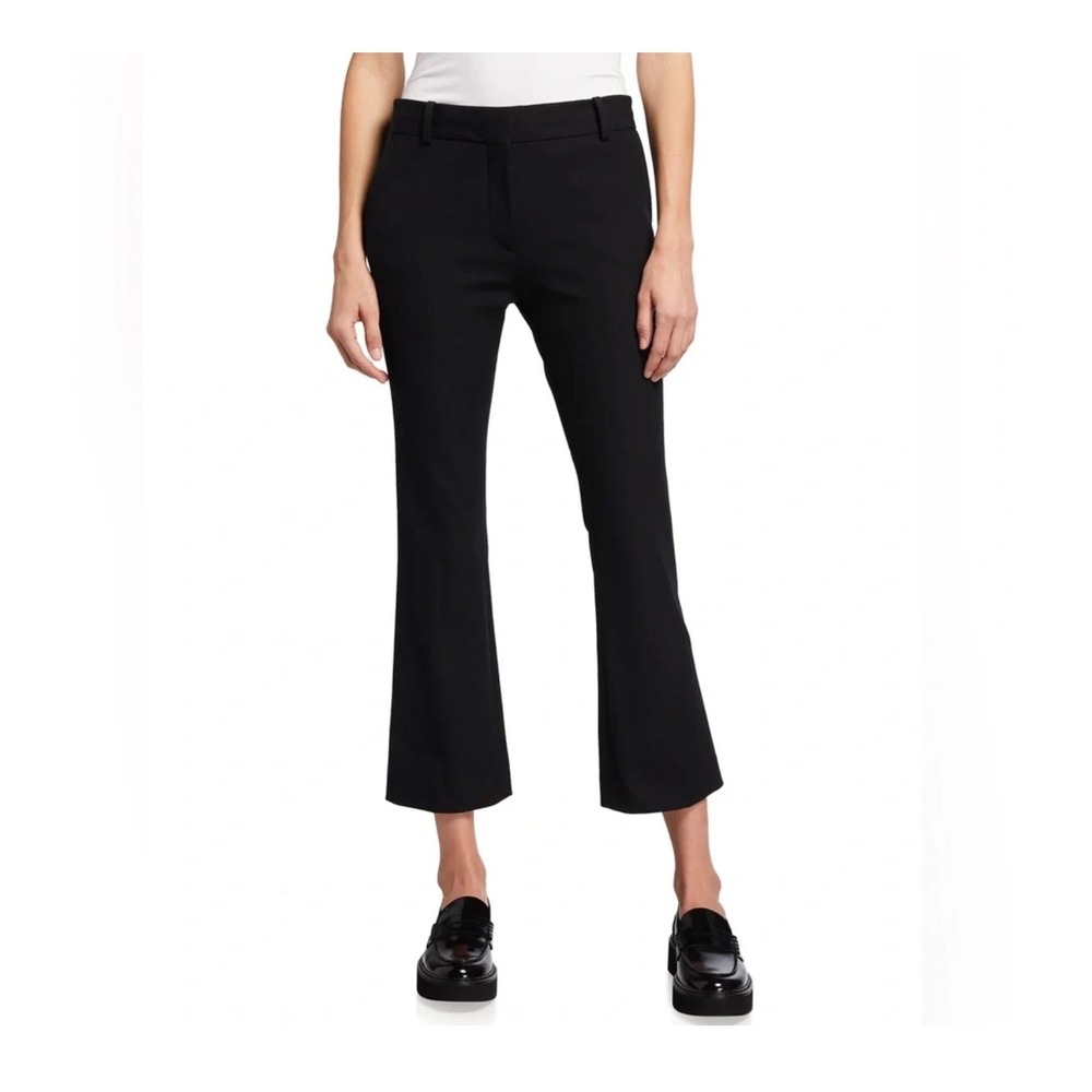 Frame Le Crop Mini Boot Trouser Women 8 Black Minimalist Office Luxury NWT